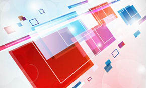 Abstract Square Colorful Background